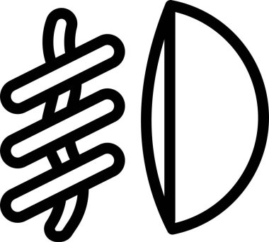 Basit ve minimalist vektör simgesi