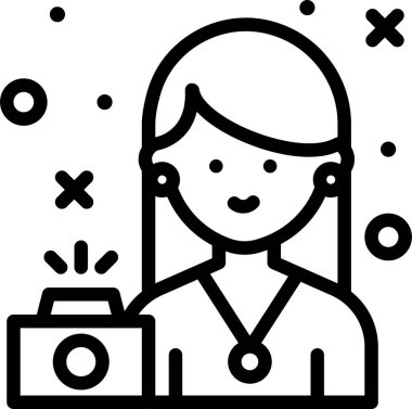 Avatar simgesi, vektör illüstrasyonu