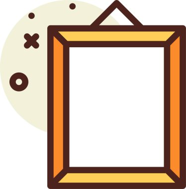 Çerçeve Web simgesi basit tasarım