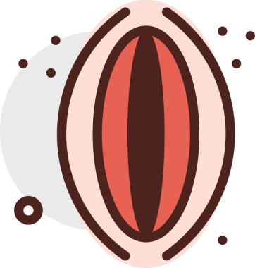 Bir topun, vektör simgesinin gösterimi