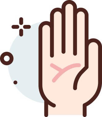 Müslüman ramazan web simgesi basit bir illüstrasyon