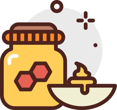 Kavanoz. Web simgesi basit illüstrasyon