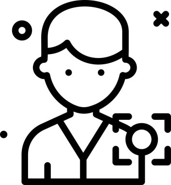 Doktor. Web simgesi basit illüstrasyon