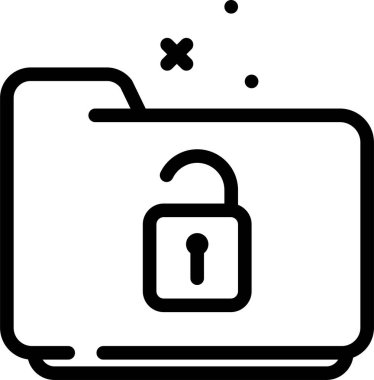 Beyaz arkaplanda izole edilmiş dizin simgesi ve vektör illüstrasyonu 