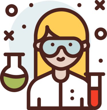 Avatar simgesi, vektör illüstrasyonu