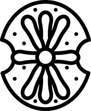 Çiçek. Web simgesi basit illüstrasyon