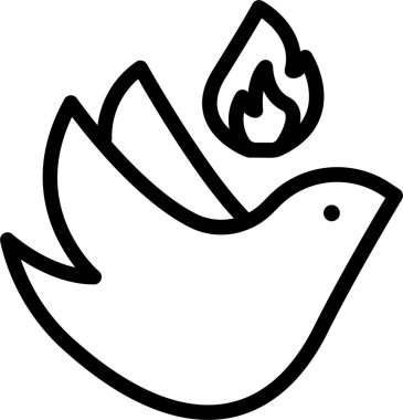 Yangın. Web simgesi basit illüstrasyon