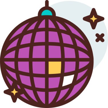 Noel balosu ikonu. Web için değerli vektör simgelerinin özet çizimi