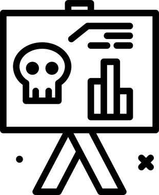 Sunum. Web simgesi basit tasarım