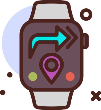 Akıllı çocuk. Web simgesi basit illüstrasyon