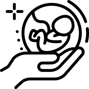 Dünya ve gezegen vektör çizimine sahip insan eli