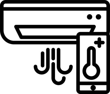 Termometre. Web simgesi basit tasarım