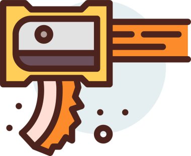 Çizgi film simgesinin vektör çizimi