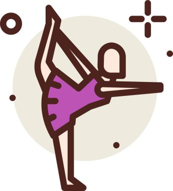 Rus kültürleri web simgesi, basit vektör illüstrasyonu