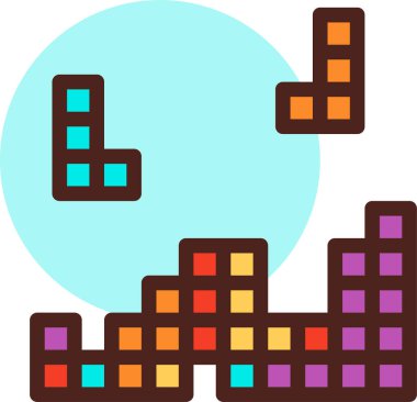 Bina. Web simgesi basit illüstrasyon