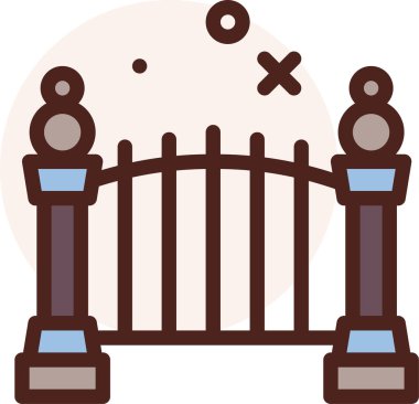 Yedek kulübesi Web simgesi basit tasarım