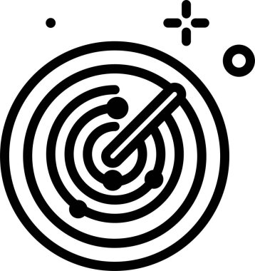 hedef simge, vektör illüstrasyonu