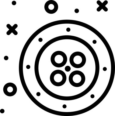 Noktalar çemberiyle soyut arkaplan