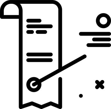 Beyaz arkaplanda izole edilmiş ikon ve vektör illüstrasyonunu istatistiksel olarak analiz et  