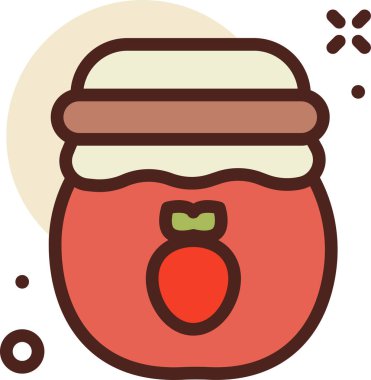 Reçel. Basit tasarım