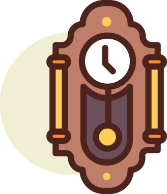 Alarm Saati Düz Vektör Simgesi