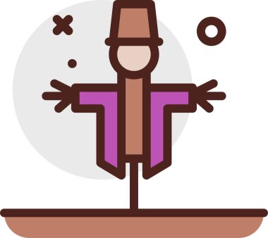 Kalp şeklinde haçı olan korkuluk.