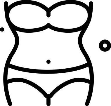 Güzel kadın. Web simgesi