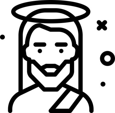 Steteskoplu bir doktorun karikatür çizimi.