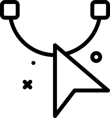 İmleç. Web simgesi basit illüstrasyon