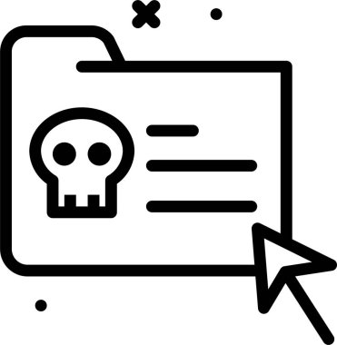 Beyaz arkaplanda izole edilmiş dizin simgesi ve vektör illüstrasyonu 