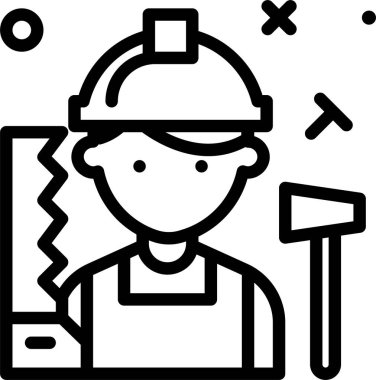 Avatar simgesi, vektör illüstrasyonu