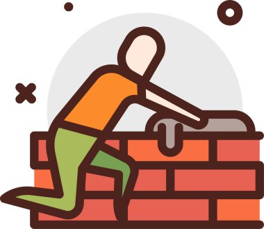 Kayak. Web simgesi basit illüstrasyon