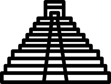 Merdivenler. Web simgesi basit illüstrasyon