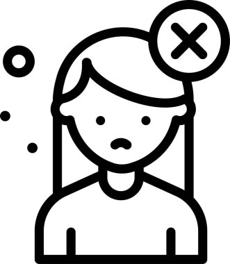 kullanıcı. Web simgesi basit illüstrasyon