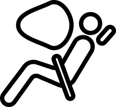 Egzersiz. Web simgesi basit illüstrasyon