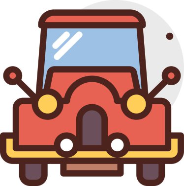 tren. Web simgesi basit tasarım