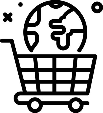 ağ web simgesi, basit vektör illüstrasyonu 