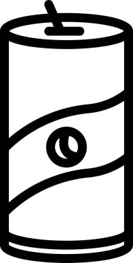 Kahve. Web simgesi basit illüstrasyon