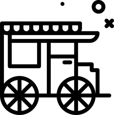 - Araba. Web simgesi basit illüstrasyon