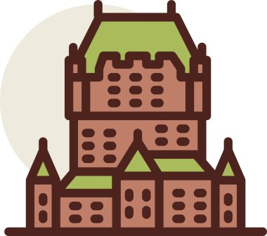 Bina. Web simgesi vektör illüstrasyonu