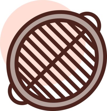 Vektör fırın simgesi, illüstrasyon