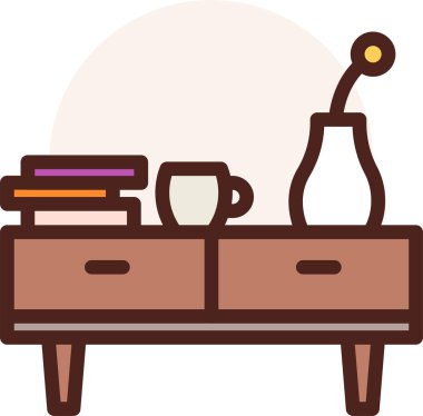 Modern ve kentsel arkaplanın vektör illüstrasyonu