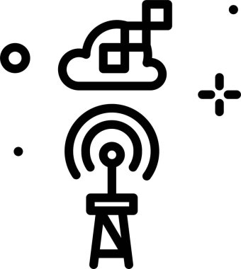 Düz tasarım simgesine sahip bilim ve teknoloji kavramı beyaz arkaplanda izole edildi 