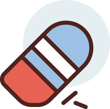 eğitim web simgesi, basit vektör illüstrasyonu 