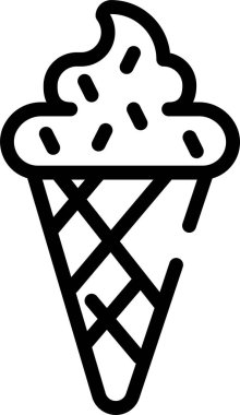 Dondurma. Basit tasarım