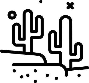 Batı web simgesi, basit vektör illüstrasyonu