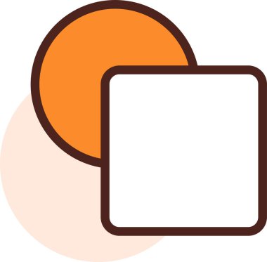 Basit bir simgenin vektör illüstrasyonu