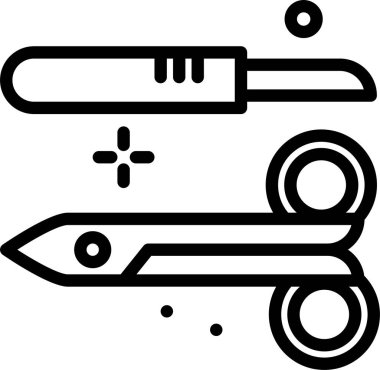 Gördüm. Web simgesi basit illüstrasyon