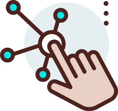 Paylaş. Web simgesi basit illüstrasyon