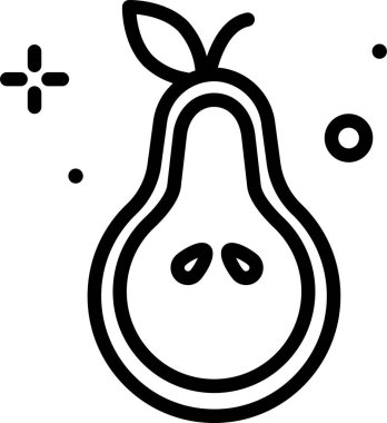 Elmalı ve armutlu şirin bir bebek.